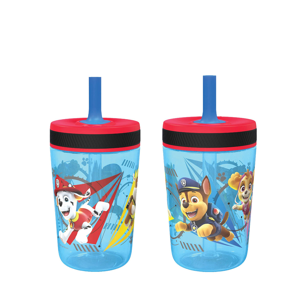 Zak Designs Ms. Rachel Kelso 15oz Leak-Proof Toddler Straw Cups, 2-Pack