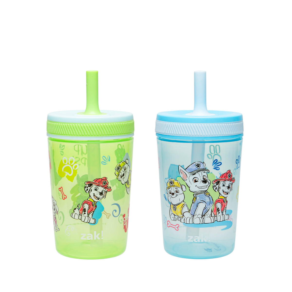 Zak Designs Ms. Rachel Kelso 15oz Leak-Proof Toddler Straw Cups, 2-Pack
