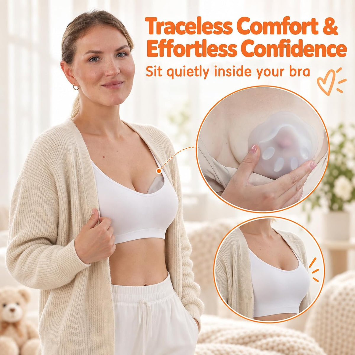 2pcs Milk Collectors for Breastfeeding Silicone Breastmilk Catcher
