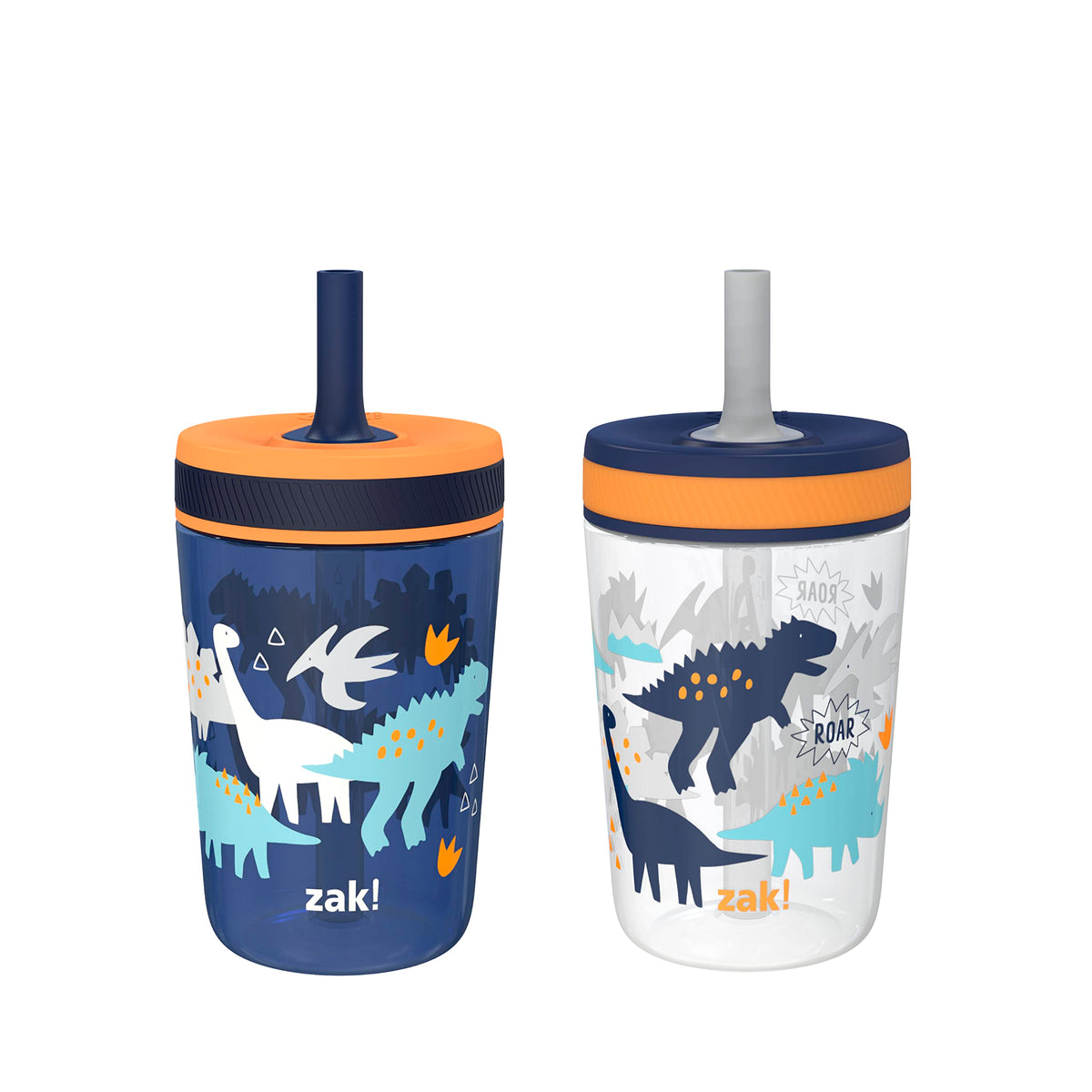 Zak Designs Ms. Rachel Kelso 15oz Leak-Proof Toddler Straw Cups, 2-Pack