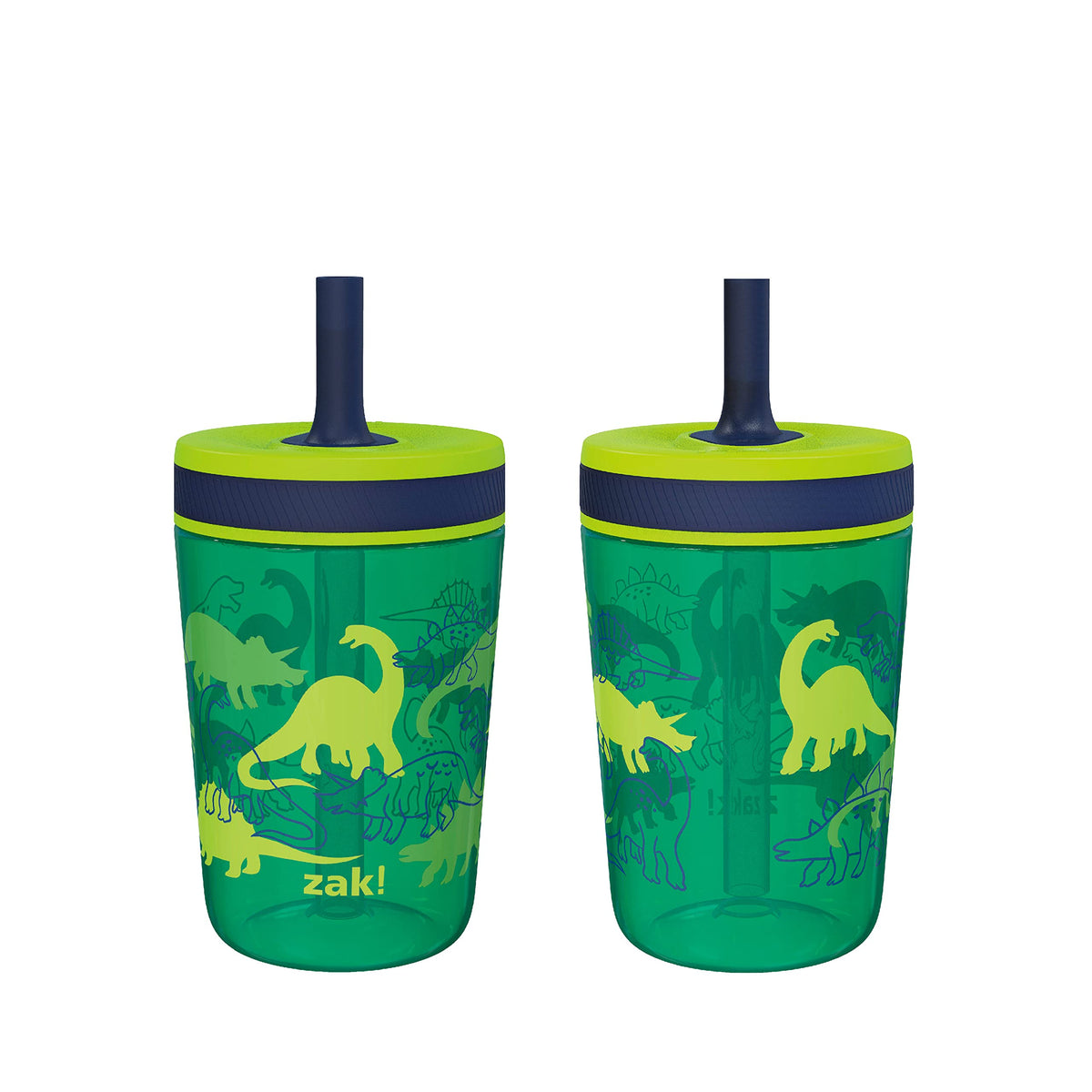 Zak Designs Ms. Rachel Kelso 15oz Leak-Proof Toddler Straw Cups, 2-Pack
