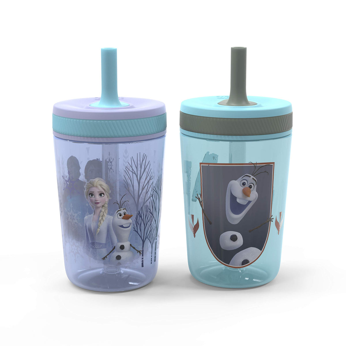 Zak Designs Ms. Rachel Kelso 15oz Leak-Proof Toddler Straw Cups, 2-Pack