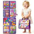 Winblo Toddler Busy Board - Montessori Toys for Toddler Boy Girl Birthday Gift, Educational Learning Sensory Busy Book for Toddlers Boys, Toddlers Activities Travel Toys for Airplane Car