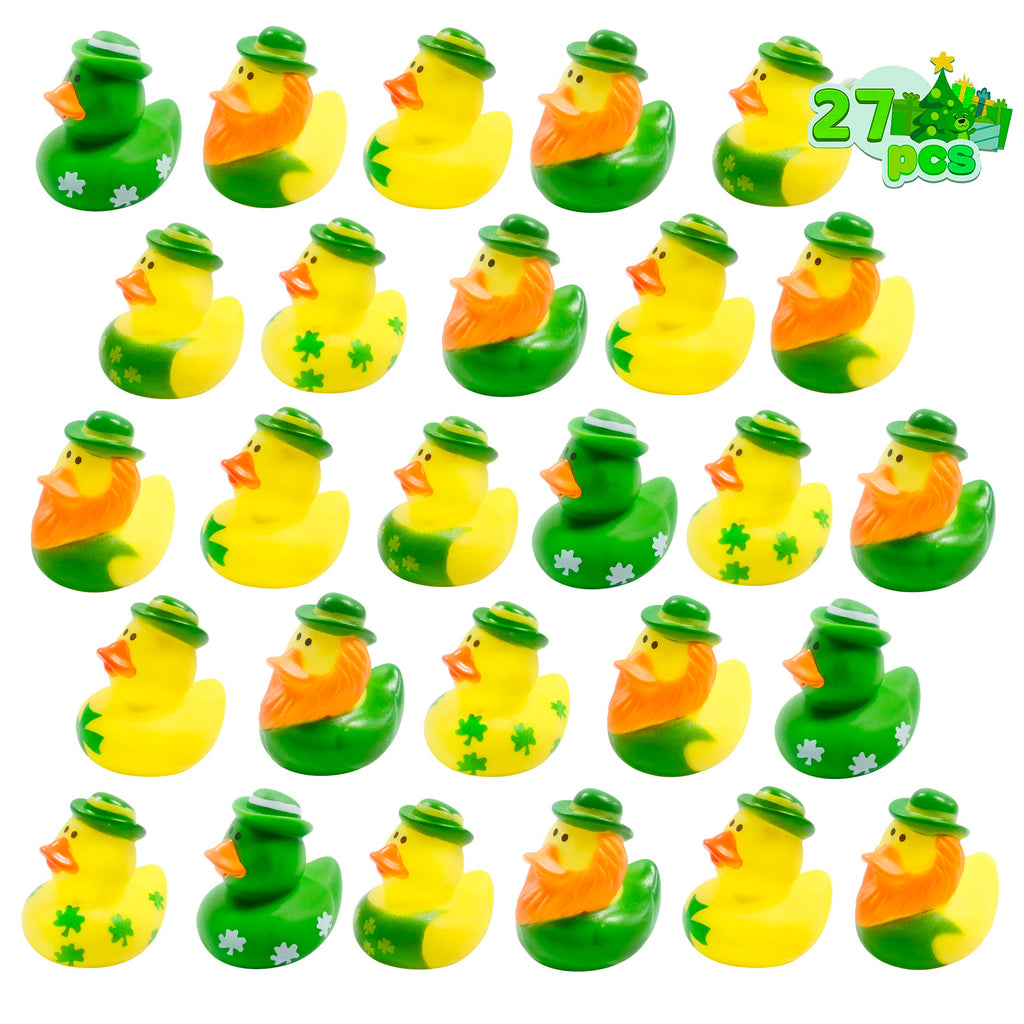 24 Pcs Halloween Party Favors Rubber Ducks,Baby Showers Accessories Bath Toys for Kids Halloween Decorations Trick or Treat Supplies Goodie Bag Fillers (Halloween Card)